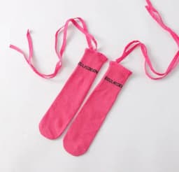 In the Spring and Autumn Tide Bind Socks in Tube Sock Children Crus Socks Stockings Bound Fluorescent Color Half Tube Sock