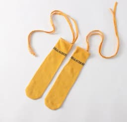 In the Spring and Autumn Tide Bind Socks in Tube Sock Children Crus Socks Stockings Bound Fluorescent Color Half Tube Sock