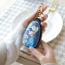 General Car Key Case Cartoon Protection Cover Men And Women Key Holder Porta Chaves Purse Porta Chave Funda Llave Lighter Bag