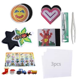 5000pcs Large 5mm Hama Beads (2 Template+3 Iron Paper+2 Tweezers) Mini Hama Fuse Beads Diy Kids Educational Toys
