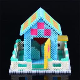 5000pcs Large 5mm Hama Beads (2 Template+3 Iron Paper+2 Tweezers) Mini Hama Fuse Beads Diy Kids Educational Toys