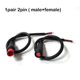 7mm m7 2 3 4 5 6 Pin core 1 male to female male plug cable Connector Waterproof Sensor E-bike Electric bicycle cord 0.2m/1m