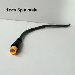 7mm m7 2 3 4 5 6 Pin core 1 male to female male plug cable Connector Waterproof Sensor E-bike Electric bicycle cord 0.2m/1m