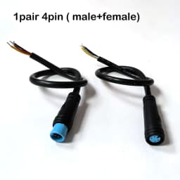 7mm m7 2 3 4 5 6 Pin core 1 male to female male plug cable Connector Waterproof Sensor E-bike Electric bicycle cord 0.2m/1m