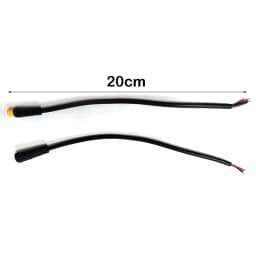 7mm m7 2 3 4 5 6 Pin core 1 male to female male plug cable Connector Waterproof Sensor E-bike Electric bicycle cord 0.2m/1m