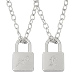 Fashionable Creative Metal Lock Necklace Same As Huang Xuanchen's Style New Punk Necklace Men Women Fans Gifts