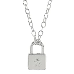 Fashionable Creative Metal Lock Necklace Same As Huang Xuanchen's Style New Punk Necklace Men Women Fans Gifts