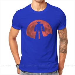 UFO Robot Goldrake Grendizer Anime Red Moon Classic T Shirt Classic Grunge Summer Loose Cotton Men Cloth Harajuku O-Neck TShirt