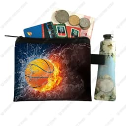 Football Basketball Coin Purse Cartoon Cute Headset Bag Small Purse Wallet Purse Children's Gift Mini Zip Coin Purse