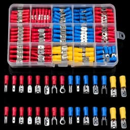 Multi-Function 4-in-1 Electric Crimping Plier Kit With 140/280Pcs Spade Terminal Wire Stripping Cutting Connetor Crimping Tool
