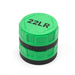 A compact storage case capable of holding 55 .22LR rounds—convenient for carrying to the shooting range.