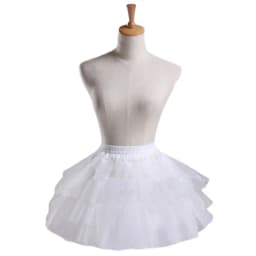 Cosplay Petticoat Maid Wear Pettiskirt Short no Hoops Petticoat Girls Ballet Mesh Yarn Elastic Waistband Skirt