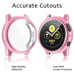Case For Samsung Galaxy Watch 4/Active 2 44mm 40mm TPU All-Around Bumper Screen Protector Galaxy Watch 4 Classic 42mm 46mm Cover
