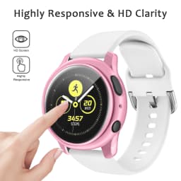 Case For Samsung Galaxy Watch 4/Active 2 44mm 40mm TPU All-Around Bumper Screen Protector Galaxy Watch 4 Classic 42mm 46mm Cover