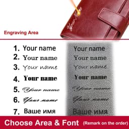New Short Women Wallets Genuine Leather Zipper Coin Pocket Women Name Engraved High Quality Card Holder Kpop Female Wallet