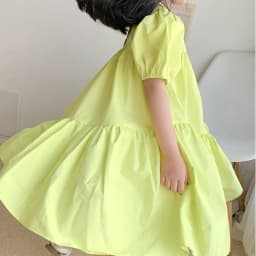 Baby Girls Dresses Summer New Stitching Short-Sleeved Irregular Dress Big Swing Edge Princess Dress Fashion Children'S Clothing