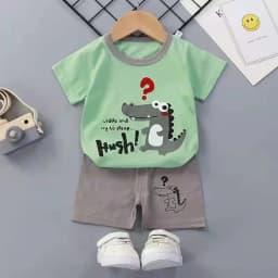 2PCS Children's Sets Mother Kids Clothes Boys Girl T-shirt Shorts Summer Cotton Short Sleeve Baby Children Clothing Toddler Suit