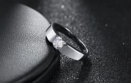Charm 925 Sterling Silver Rings For Women Shining Crystal Size 7/8/9/10 Fashion Party Gifts Engagement Wedding Jewelry
