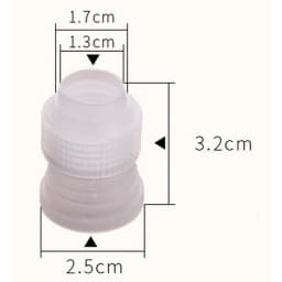 10Pcs Fashion Icing Piping Nozzles Tips Cake Decorating Converter Coupler Pastry Tool Home Tips