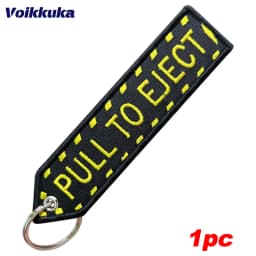 1 PC Wholesale Aviation Keychain Top Gun Maverick Medical Bag Both Sides Embroidery Car Tag Key Accessories Backpack Pendant