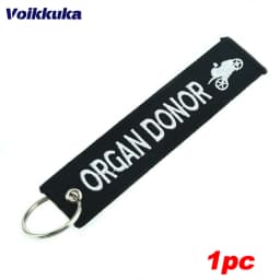 1 PC Wholesale Aviation Keychain Top Gun Maverick Medical Bag Both Sides Embroidery Car Tag Key Accessories Backpack Pendant