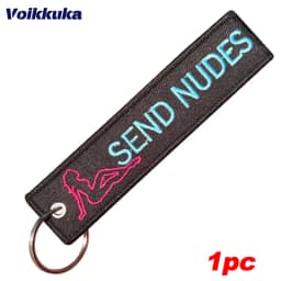 1 PC Wholesale Aviation Keychain Top Gun Maverick Medical Bag Both Sides Embroidery Car Tag Key Accessories Backpack Pendant