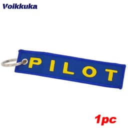 1 PC Wholesale Aviation Keychain Top Gun Maverick Medical Bag Both Sides Embroidery Car Tag Key Accessories Backpack Pendant