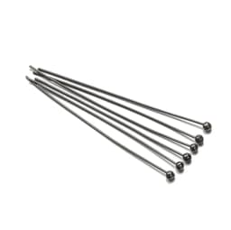 200pcs/lot 18 20 24 30 35 40 mm Metal Ball Head Pins Connector for DIY Jewelry Making Beads Needlework 0.5mm Headpin Accessories
