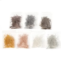 200pcs/lot 18 20 24 30 35 40 mm Metal Ball Head Pins Connector for DIY Jewelry Making Beads Needlework 0.5mm Headpin Accessories