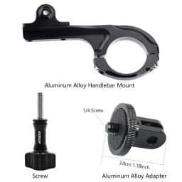 Bicycle Handlebar Mount Bike Holder For GoPro Hero 13 12 11 10 9 Insta360 X5 SJCAM AKASO DJI Osmo Action 6/5 PRO/4/3 Nano Camera