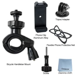 Bicycle Handlebar Mount Bike Holder For GoPro Hero 13 12 11 10 9 Insta360 X5 SJCAM AKASO DJI Osmo Action 6/5 PRO/4/3 Nano Camera