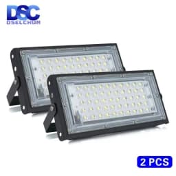 2pcs/lot 50W Led Flood Light AC 220V 230V 240V Outdoor Floodlight Spotlight IP65 Waterproof LED Street Lamp Landscape Lighting