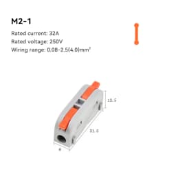 10/30/50 PCS Mini Fast Wiring Cable Connectors Universal Compact Splitter Electrical Conductors Push-in Home Terminal Block