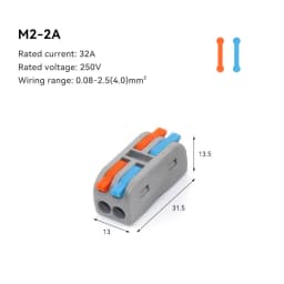 10/30/50 PCS Mini Fast Wiring Cable Connectors Universal Compact Splitter Electrical Conductors Push-in Home Terminal Block