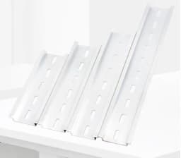 Aluminum DIN Universal Rail Thickness 0.8MM Width 35MM Length 10/12/15/20/25/30CM Terminal Block Electrical Slotting DIN Rail
