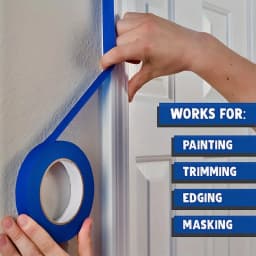 100 Feet * 1in Blue Painters Tape 1 inch Wide, Bulk Original Blue Masking Tape