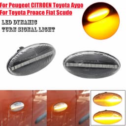 LED Turn Signal Side Marker Lights Blinker Lamp For Citroen Berlingo Xsara Picasso Jumpy Elysee Crosser Dispatch C1 C2 C3 C4 C5
