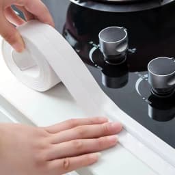 1 Roll of Waterproof and Mold Proof Toilet Sealing Strip, Kitchen Bathroom Self-Adhesive Sealing Tape, Bathroom Waterproof Tape