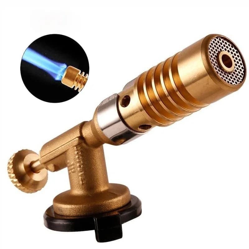Gas Burner Flame Gas Torch Flame Gun Blowtorch Cooking Soldering Butane Auto Ignition Gas-Burner Lighter Heating Camping