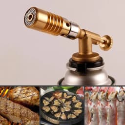 Gas Burner Flame Gas Torch Flame Gun Blowtorch Cooking Soldering Butane Auto Ignition Gas-Burner Lighter Heating Camping