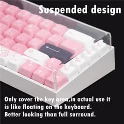 Acrylic Mechanical Keyboard Dust Cover Professional Easy to Use Computer Keyboard Accessories Transparent Protector for Office