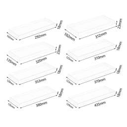 Acrylic Mechanical Keyboard Dust Cover Professional Easy to Use Computer Keyboard Accessories Transparent Protector for Office