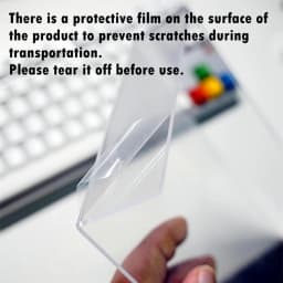 Acrylic Mechanical Keyboard Dust Cover Professional Easy to Use Computer Keyboard Accessories Transparent Protector for Office