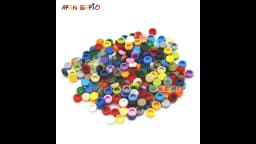 100pcs Tile 1x1 Round DIY Building Blocks Bricks 33Color Educational Creative Toys for Children Size Compatible With 98138