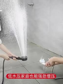 High Pressure Shower Head Water Saving 3 Modes Shower Heads Adjustable One-Key Stop Water Massage Sprayer Bathroom Accessories