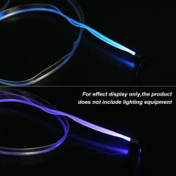 2.5mm Car Interior Decorative LED Fiber Optic Neon Wire Strip Light Guide Extension Accessories For Ambient Lighting Equipment
