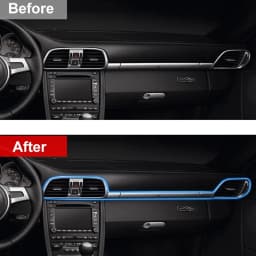 2.5mm Car Interior Decorative LED Fiber Optic Neon Wire Strip Light Guide Extension Accessories For Ambient Lighting Equipment