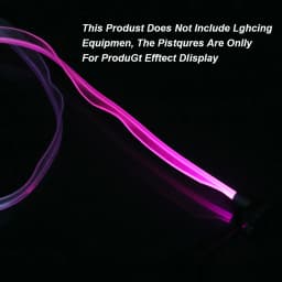 2.5mm Car Interior Decorative LED Fiber Optic Neon Wire Strip Light Guide Extension Accessories For Ambient Lighting Equipment