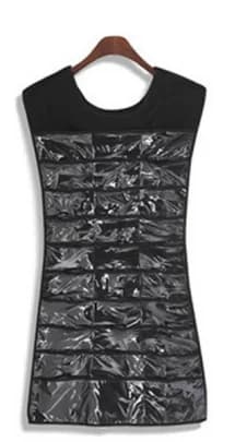Creative Dress Shape Jewelry Holder Hanging Storage Bag Necklace Bracelet Earring Ring Jewelry Organizers Storage Jewelry Box A-