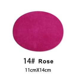 4Pcs Iron On Patches Repair Patches Oval Suede Cowhide Elbow Patches Elbow Knee Velvet Patches for Sweater Repair Clothing Jeans